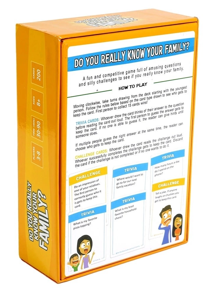Do You Really Know Your Family? - Card Game