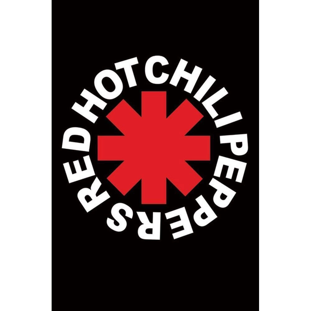 PYRAMID POSTERS Red Hot Chili Peppers Logo Poster - High-Quality paper 61x91.5cm