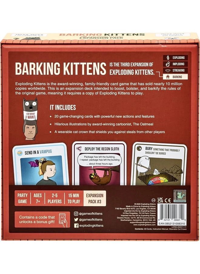 Exploding Kittens: Barking Kittens
