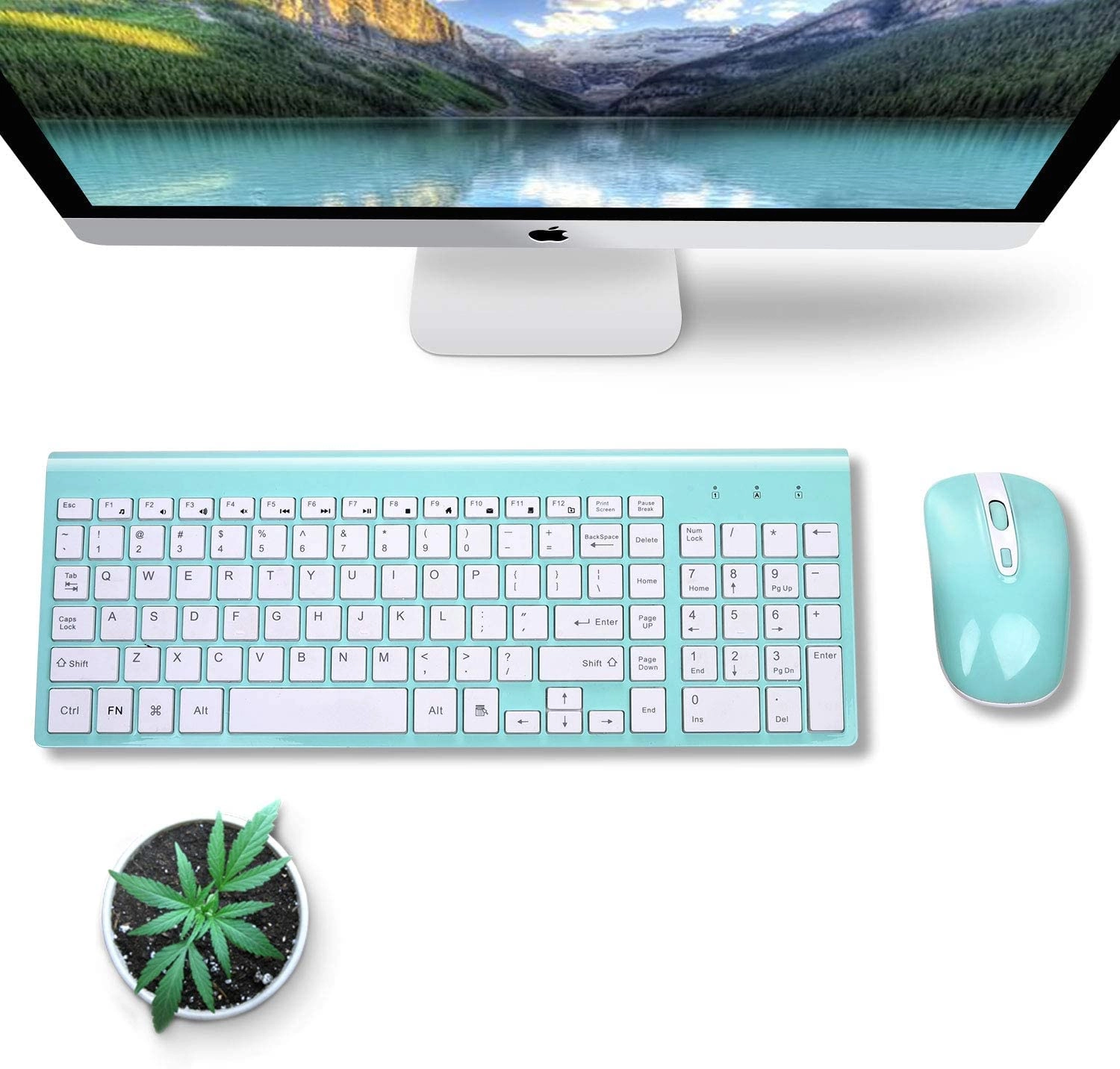 Wireless Keyboard Mouse Combo - UK Wireless