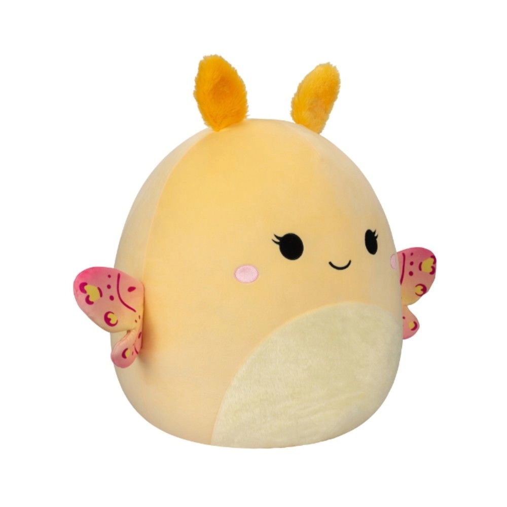 Moth Jumbo 50 cm Yellow Plush
