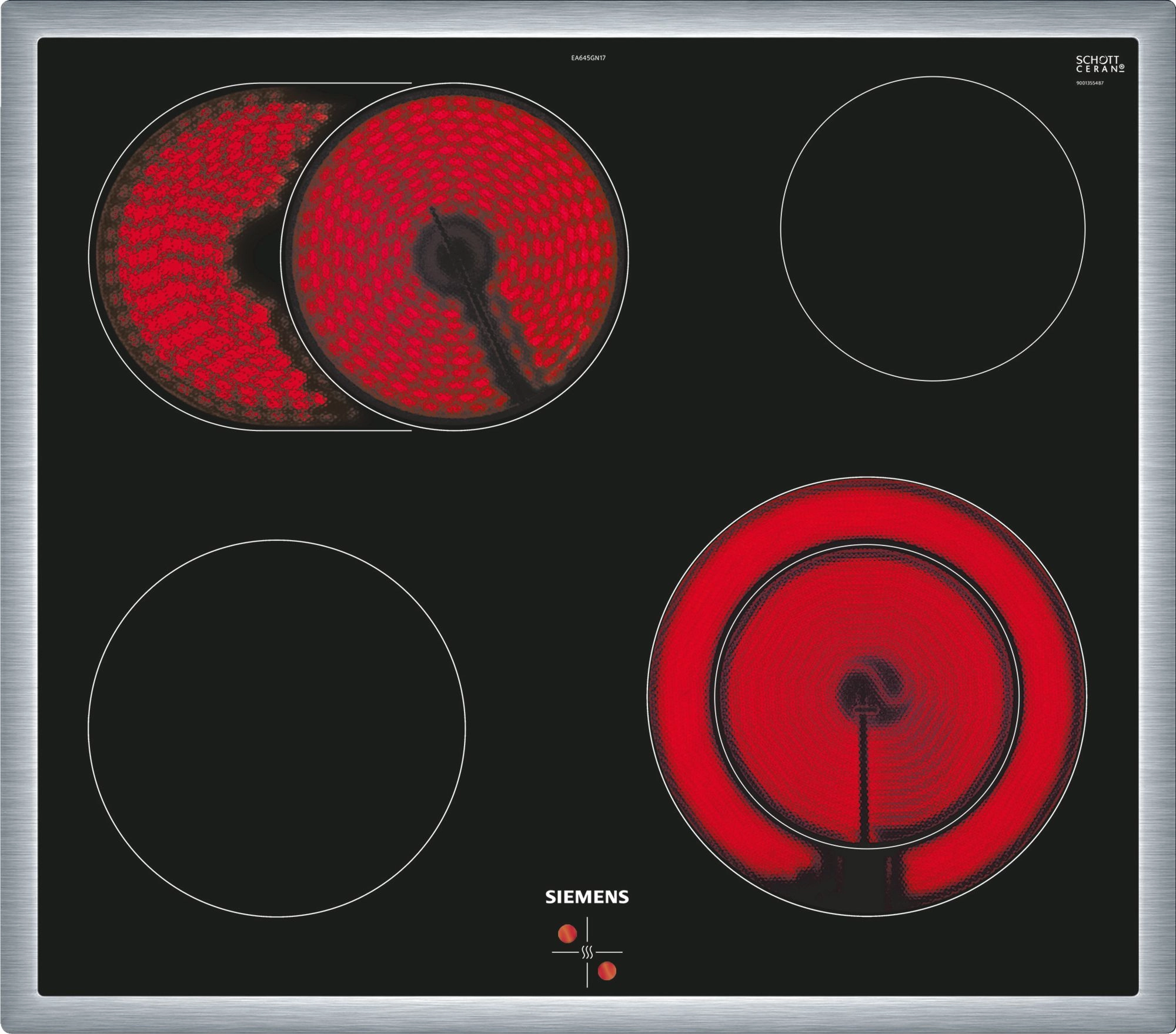 Siemens EA645GN17 Ceramic hob