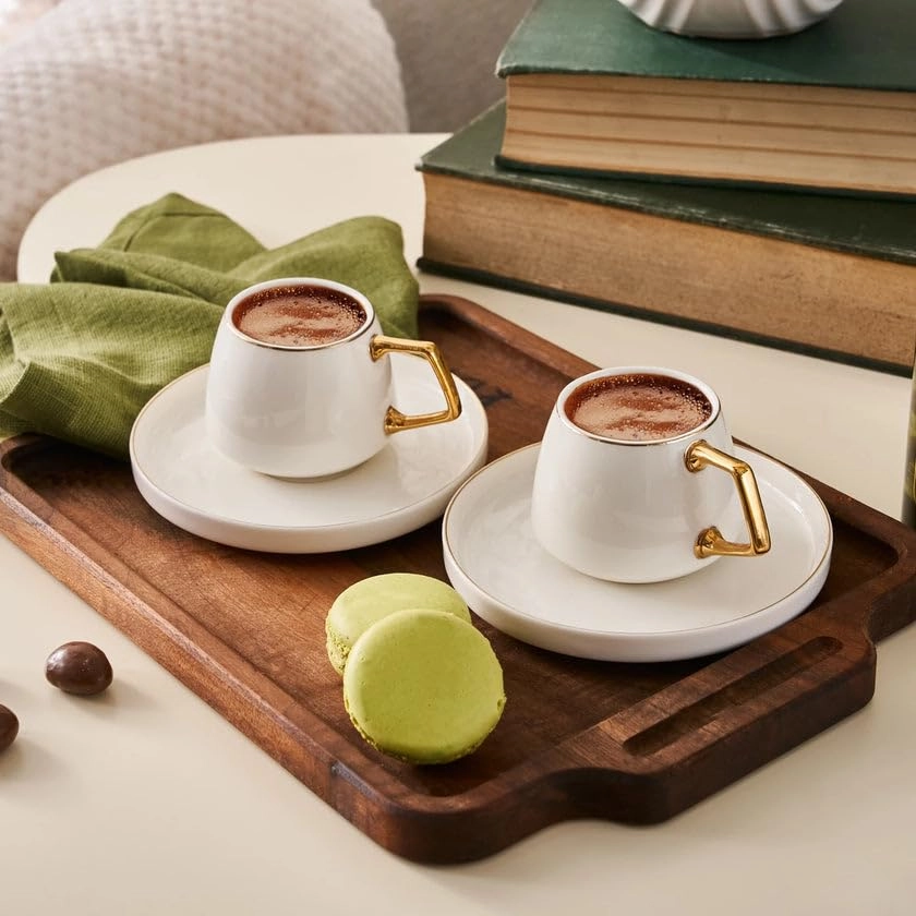 Saturn Turkish Coffee Cup - 12 pcs - 90 ml