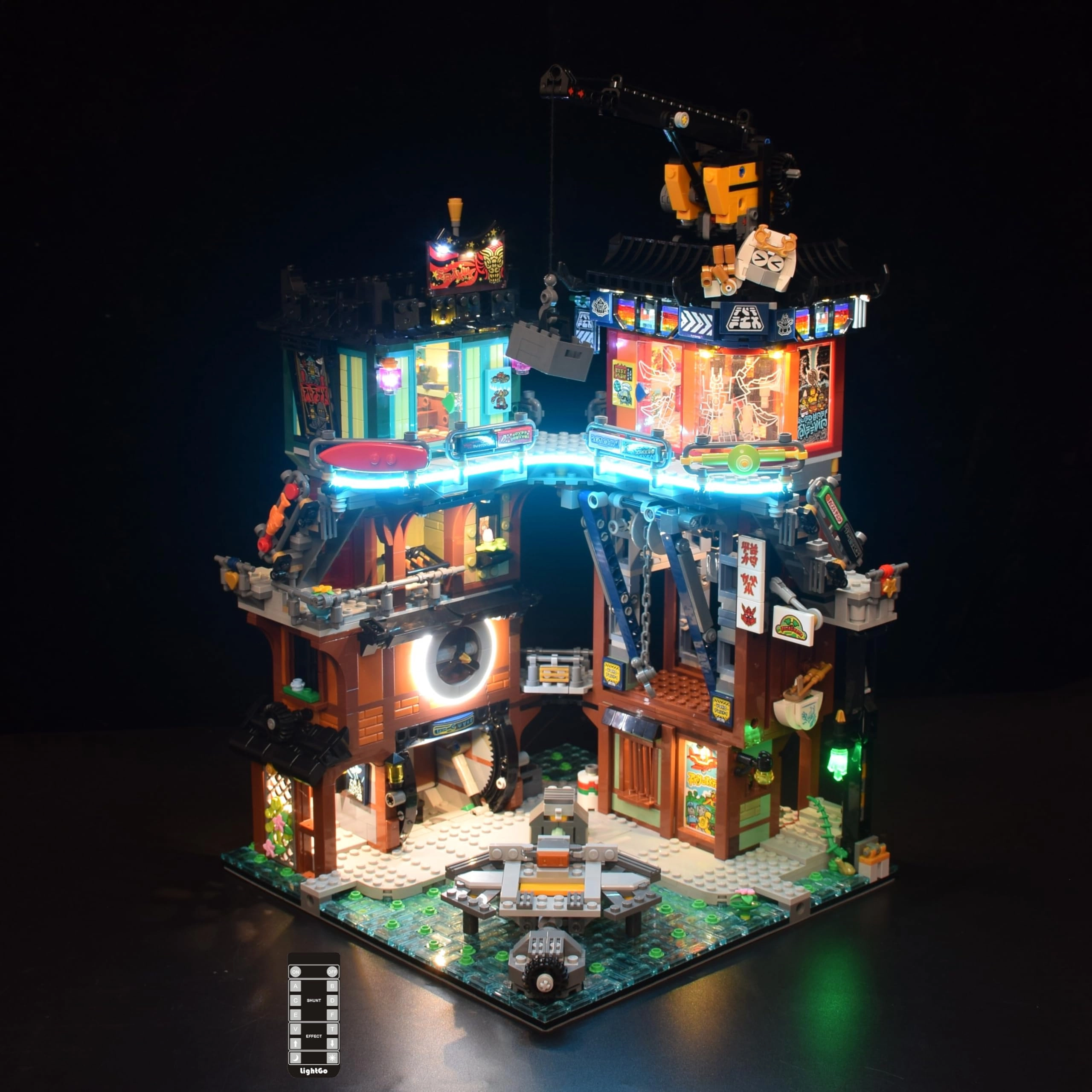 LIGHTGO NINJAGO City Workshops Training Center (71837) LED Kit