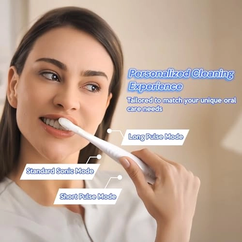 SonicPump Electric Toothbrush - Battery Operated Mouthwash Reservoir