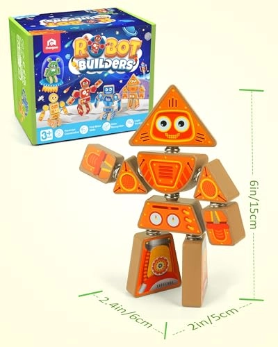 Coogam Take-Apart Robot Blocks - 3 years+ 5 pieces