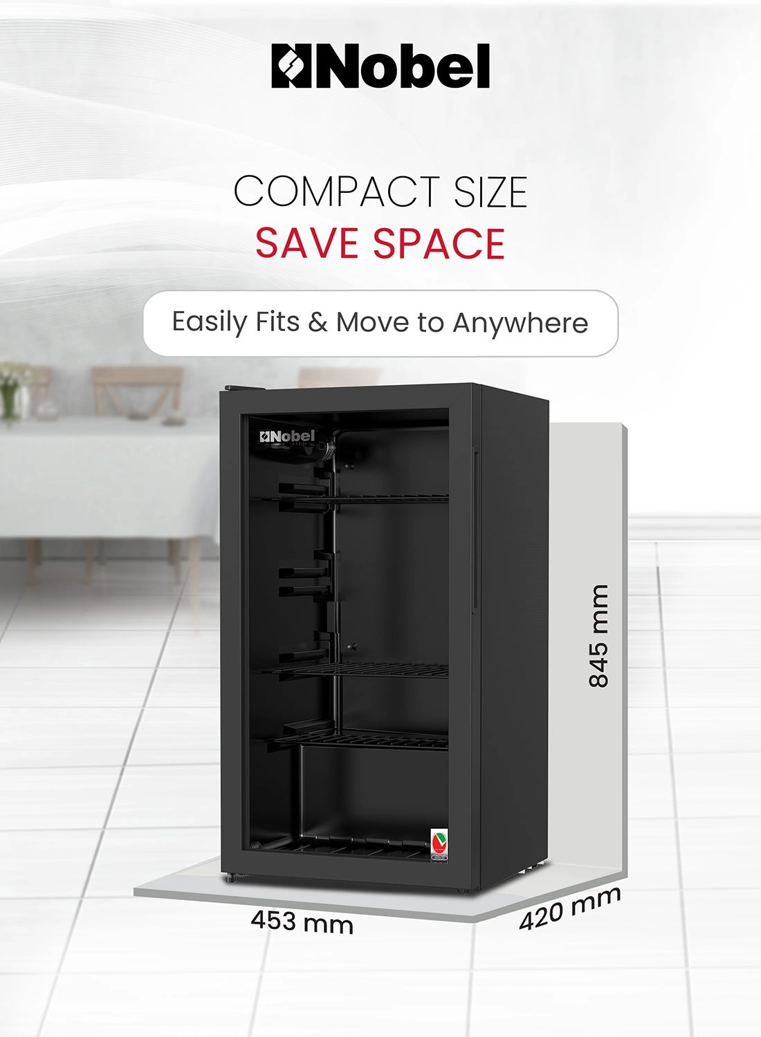 NBC125RH - 85L 5°C to 15°C