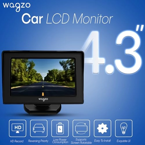 Dashboard TFT LCD Car Display Screen - 4.3 Inches