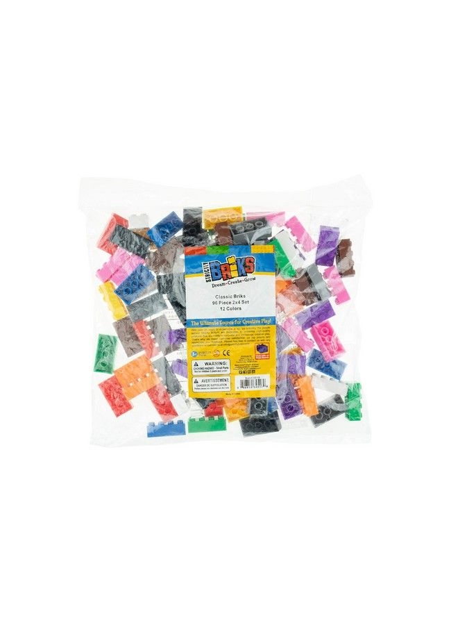 Toy Building Block 2X4 - Construction 96 pcs