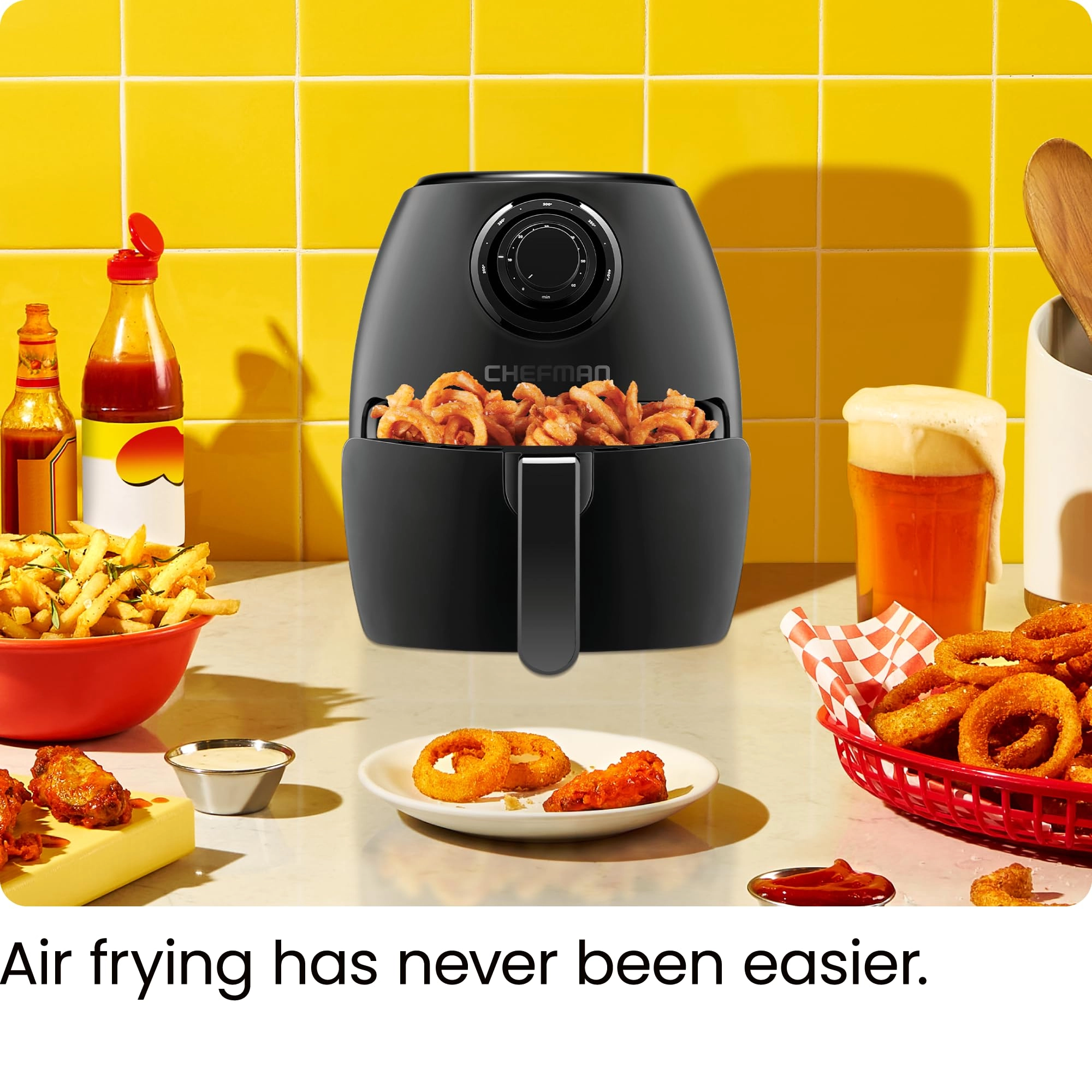 ChefmanTurboFry Touch Easy-View RJ38-4TW-BLK-DS-EU