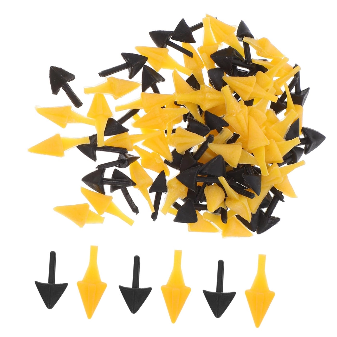Plastic Duck Beak - 100Pcs