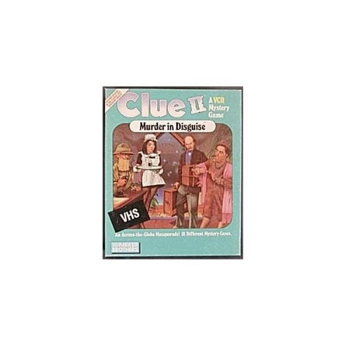 Parker Brothers Clue II Murder in Disguise: A VCR Mystery Game