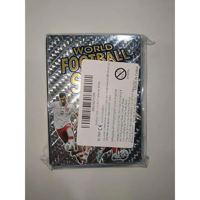 World Football Stars Trading Cards - 55 Card Silver