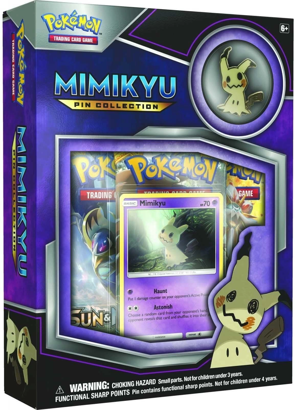 MIMIKYU SIDEKICK COLLECTION BOX - Foil promo card 3 Pokmon TCG booster packs
