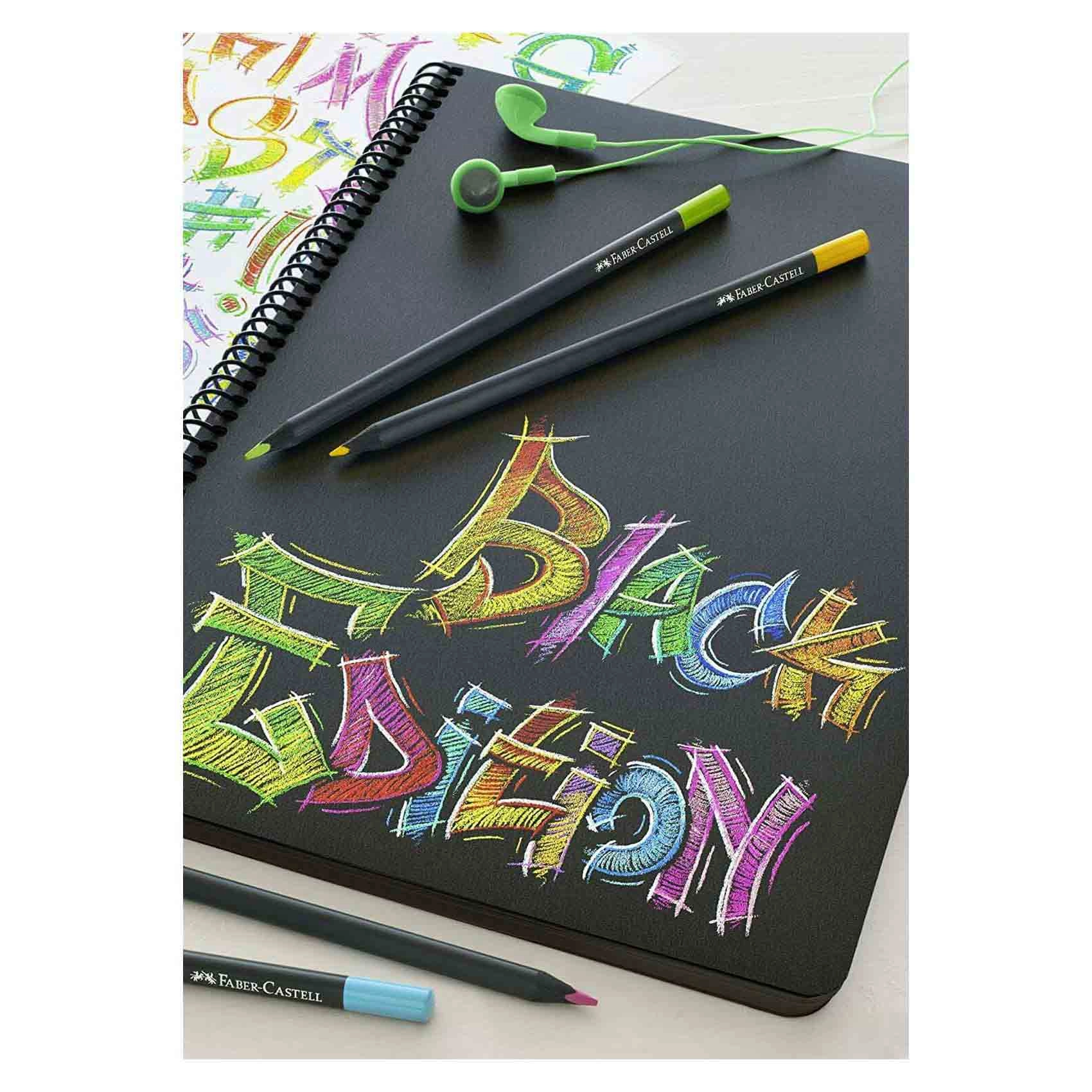 Black Edition Colour Pencils - 24 Colours