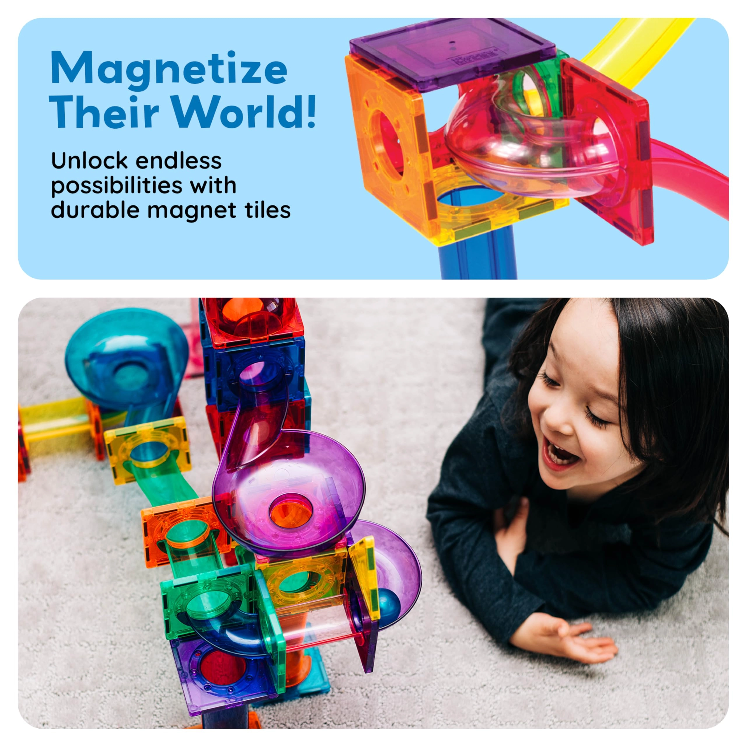 Marble Run Race Track - 70 pcs
