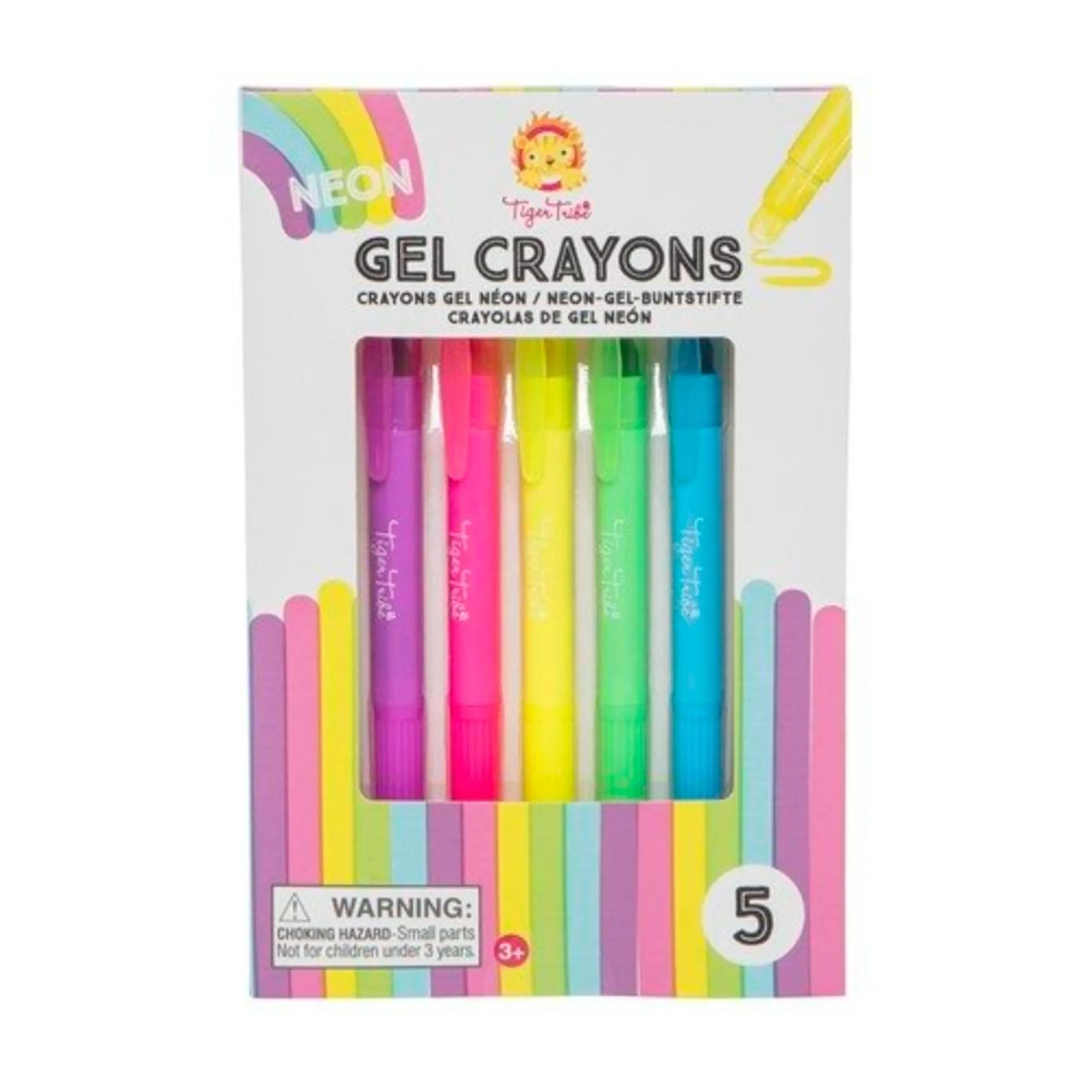 Tiger Tribe Neon Gel Crayons