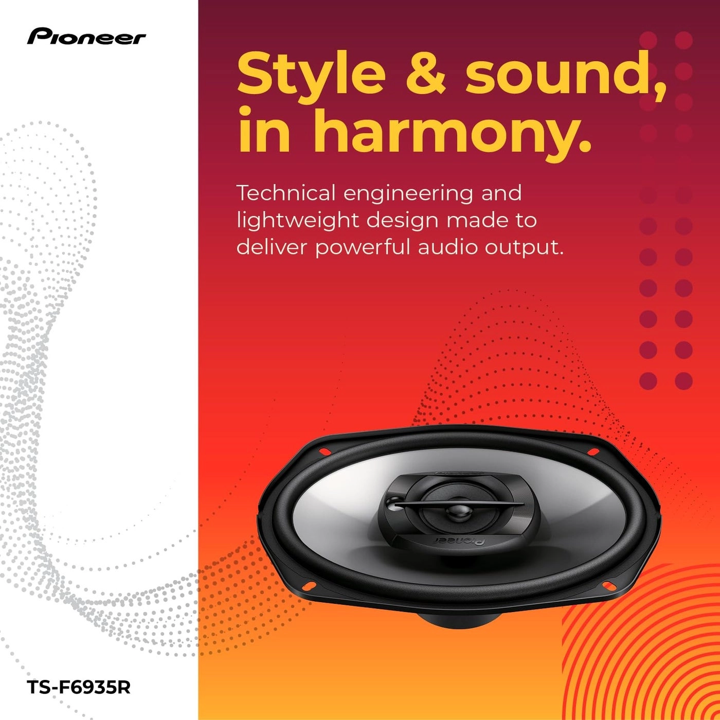 TS-F6935R - 6 x 9 3Way Coaxial