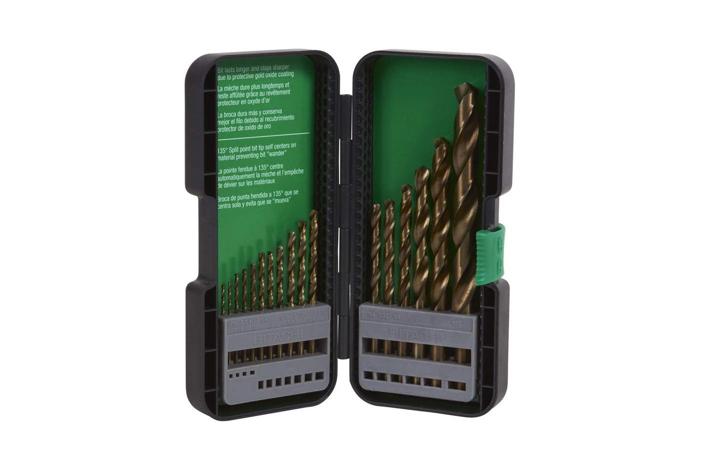 Metabo HPT Drill Bit Set - Gold Oxide 17 Piece