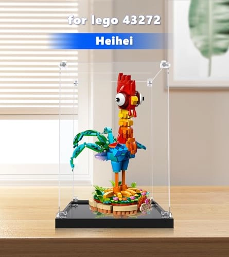 Acrylic Display Case - for Lego Moana 2 Heihei Buildable Animal 43272 25 x 25 x 36 cm