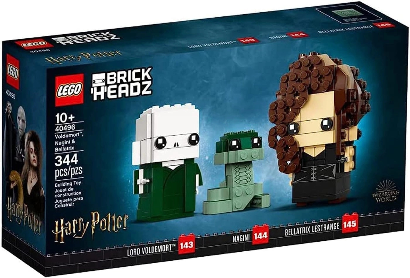 LEGO HARRY POTTER BRICKHEADZ Voldemort - Nagini - Bellatrix (40496)