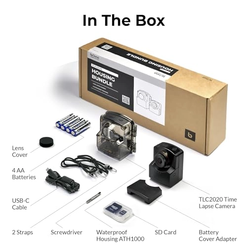 Brinno TLC2020 Housing Bundle, Timelapse Video Kit with TLC2020 HDR/FHD Camera and Water/Dust Waterproof Housing (ATH1000), Flexible Programming, Long Battery Life - Ideal for Outdoor Project