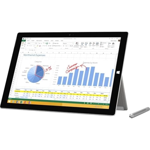 (Renewed) Surface Pro 3 Detachable 2-in-1 - 12'' Core i5-4300U 4GB DDR4 128GB SSD