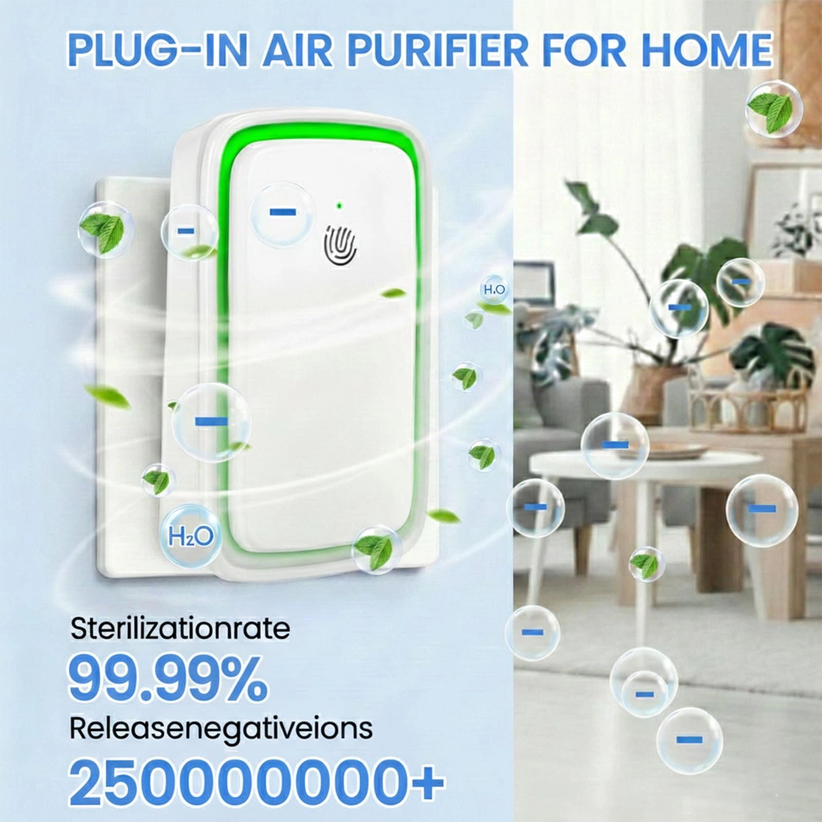 Air Purifier - 2PCS Filter-Free