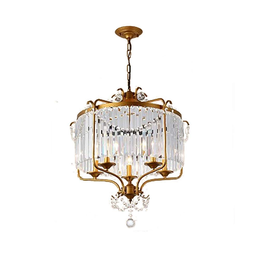 Postmodern Simple Crystal Chandelier - Electroplating gold 55*35cm 8 Head