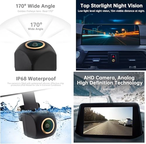 Backup Camera - Night Vision Wire 1080P