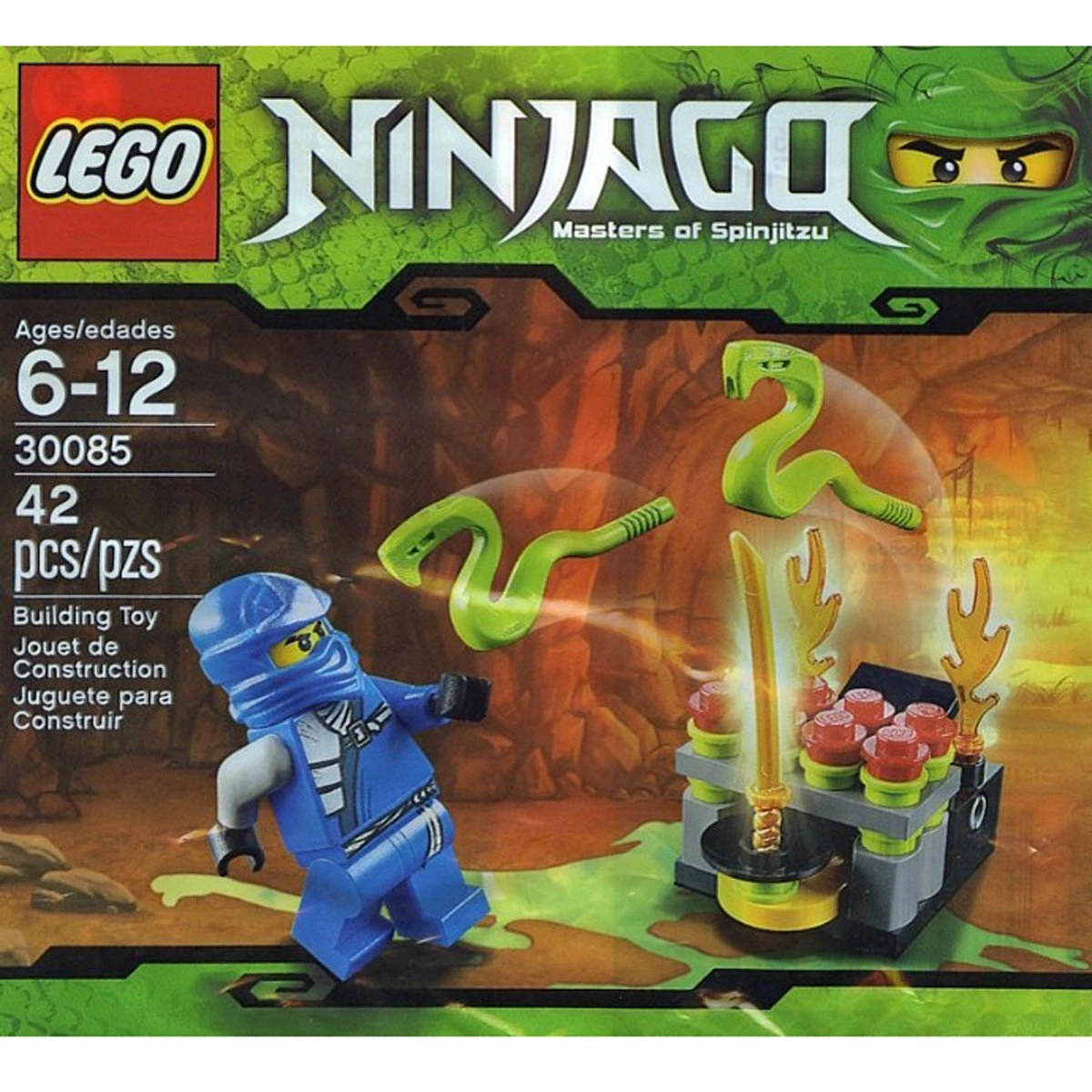 LEGO NINJAGO Jumping Snakes Jay ZX Minifigure (30085)