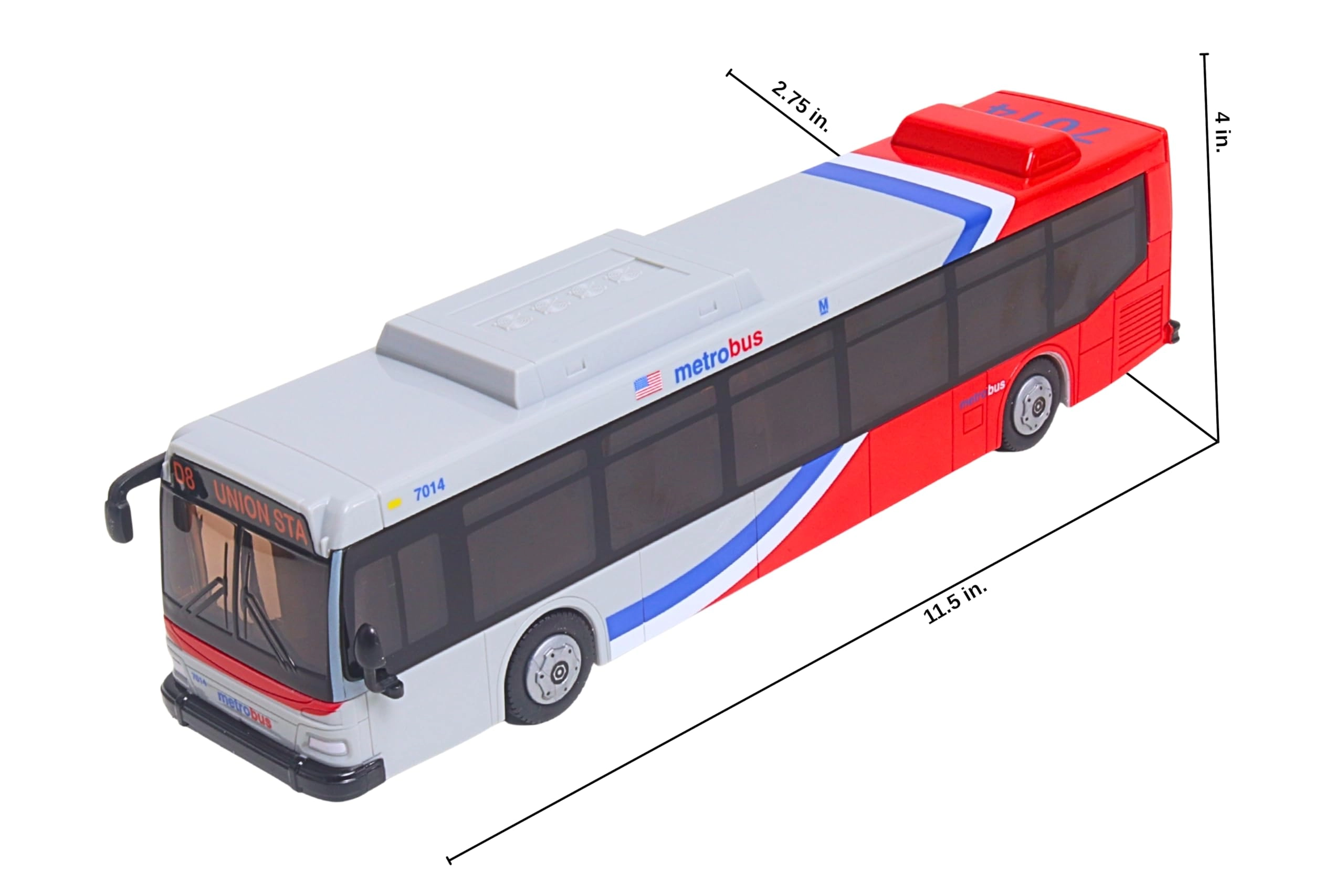 WASHINGTON DC METRO SINGLE BUS - 1pcs