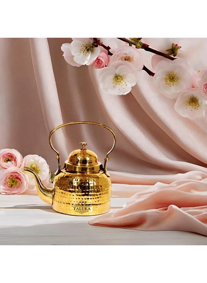 Hammered Brass Tea Pot - 600 ML