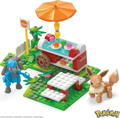 Pokémon Action Figure Building Toys Set - Pokémon Picnic Eevee and Riolu 193 pcs