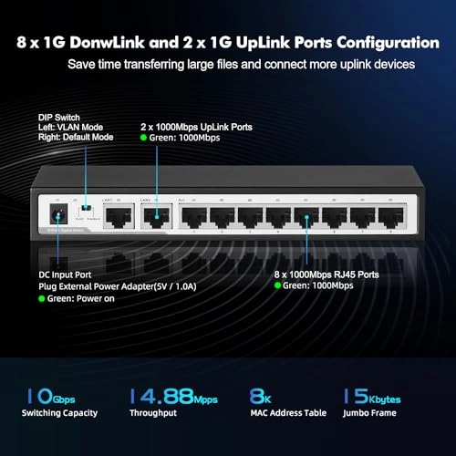 10x1G 10-ports