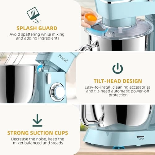 Stand Mixer - 6 Quarts 800W