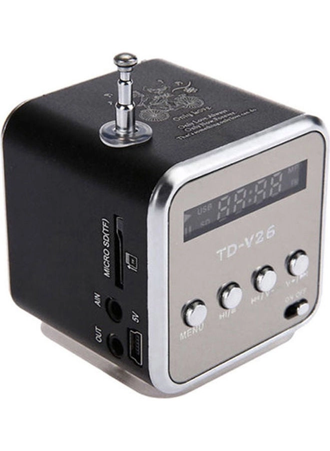TD-V26 - Mini Portable Sound Speaker TF Card FM Radio