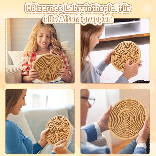 Crazy Labyrinth Wooden Puzzle (1002) - 1 pcs