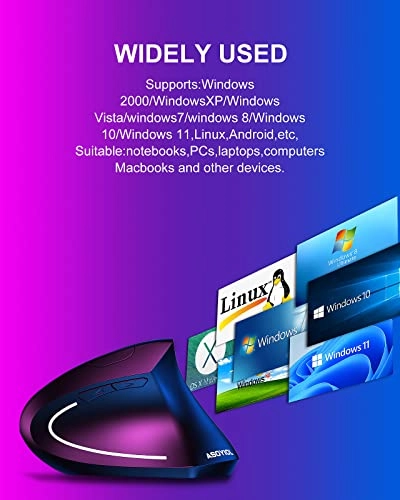 Vertical Ergonomic Mouse - USB