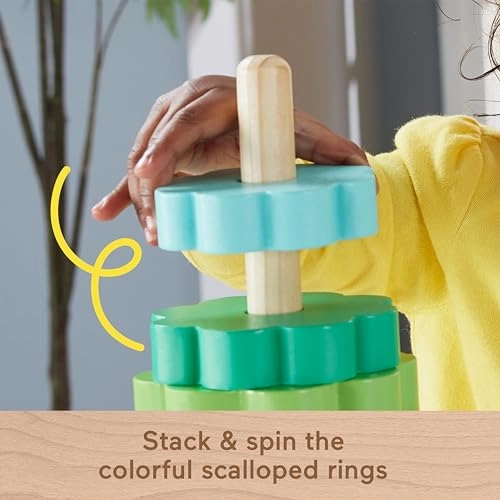 Wooden Ring Stacker - 18 months - 3 years 10 piece(s)