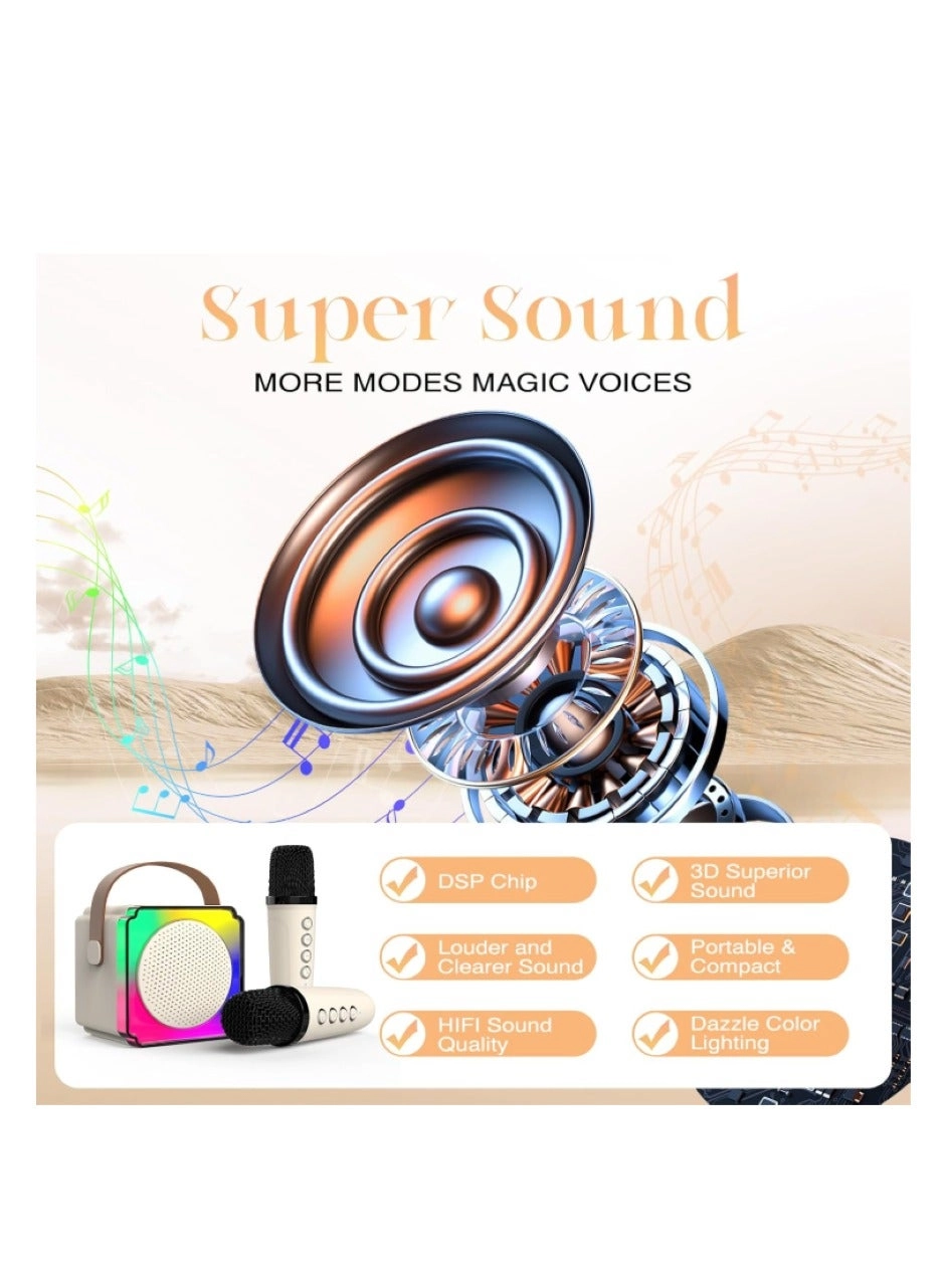 karaoke speaker - 3-12 years old