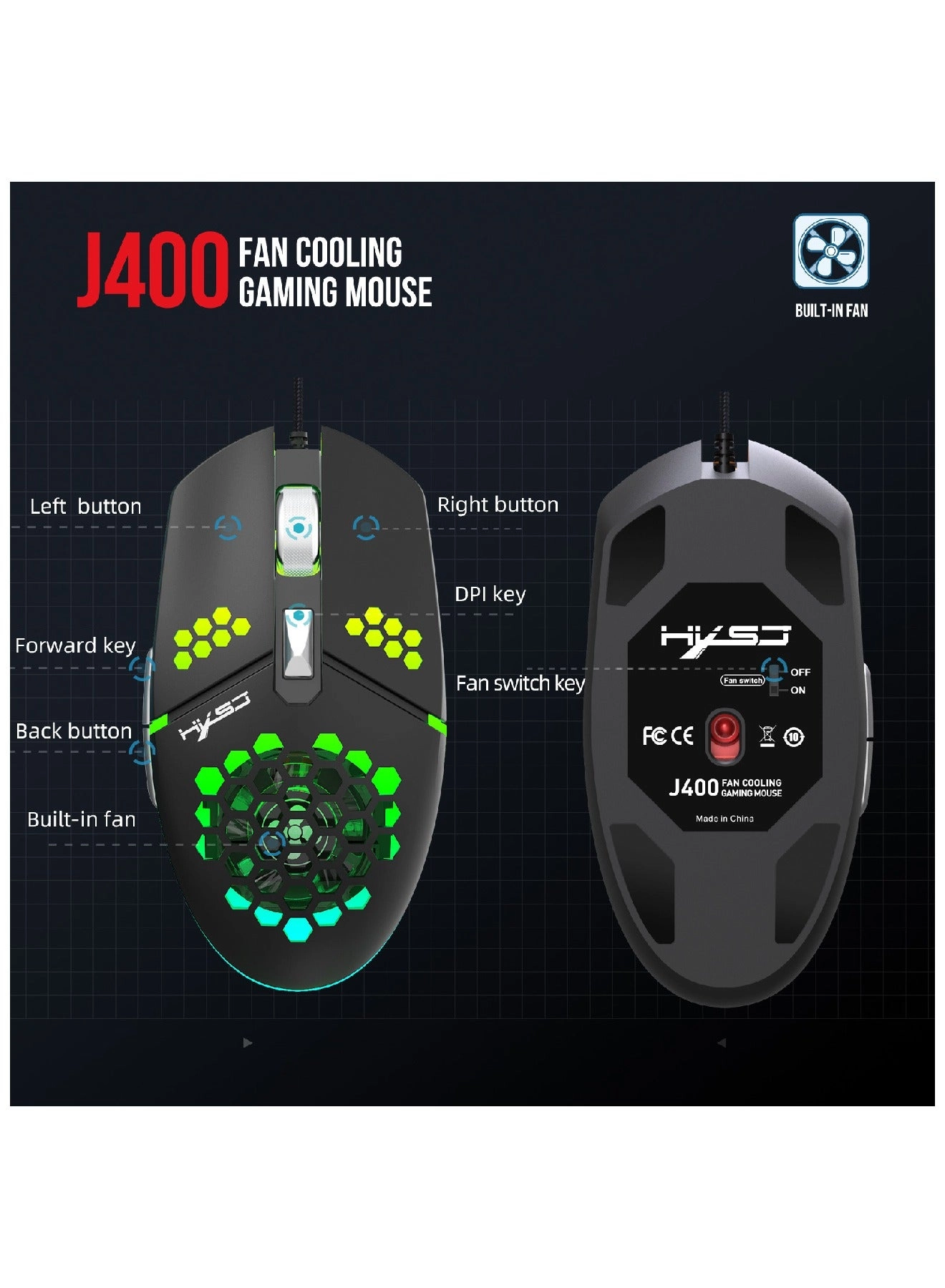 J400 Mouse - USB