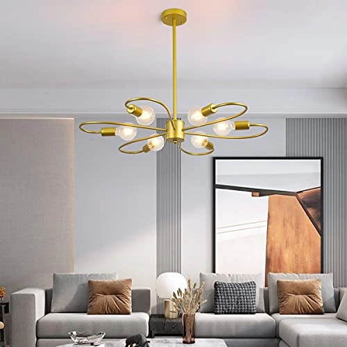 Sputnik Chandelier - 33.5in/85cm(H) 23.6in/60cm(Adjustable Height)