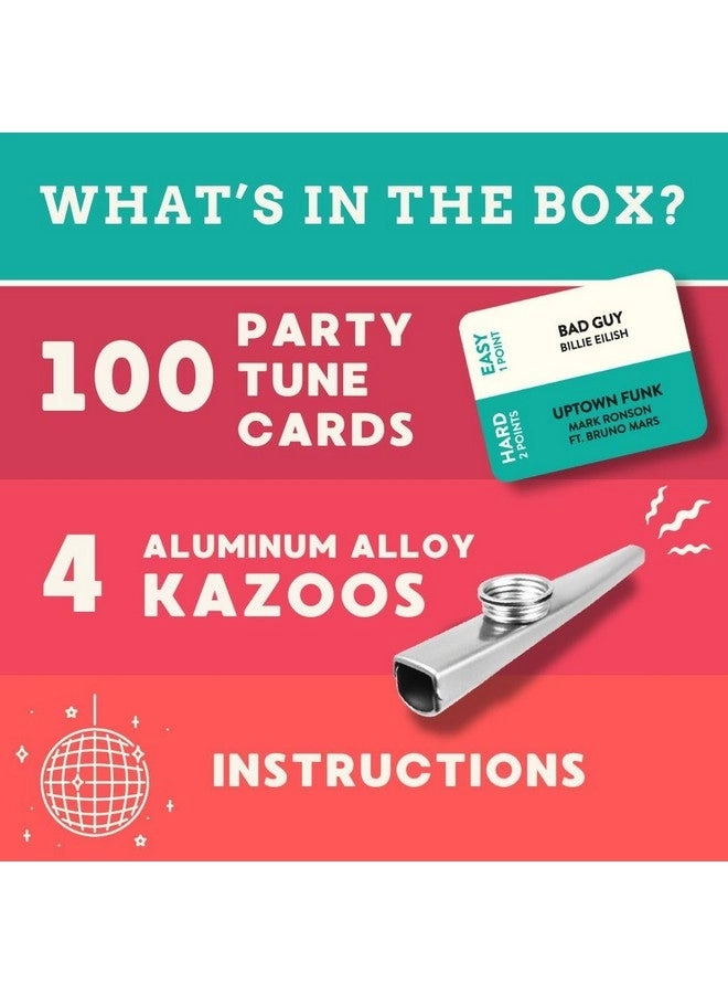 Kazoo That Tune - 4 Kazoos 2-4 Players Ages 8+