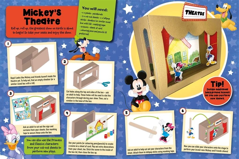 Disney Activity Book & Craft Kit Radical Recycling - 4+ years