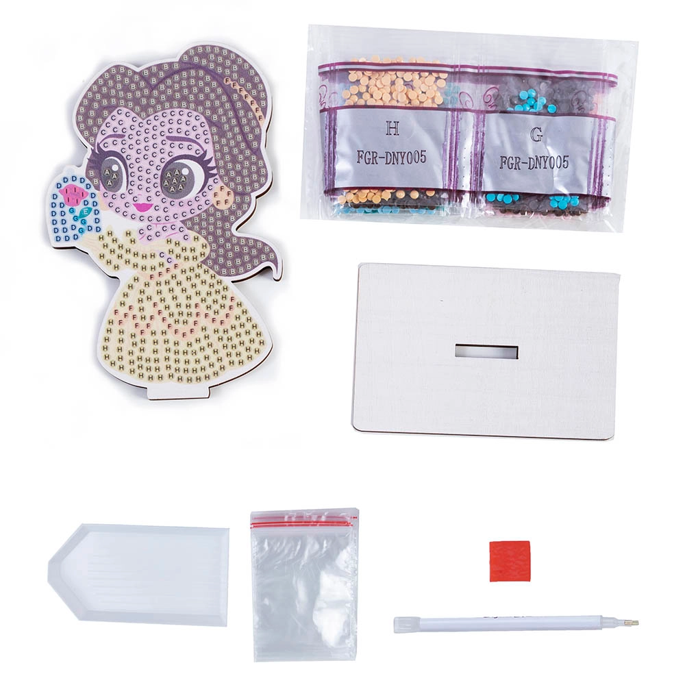 Crystal Art Buddy - Belle - 11 cm Complete Kit