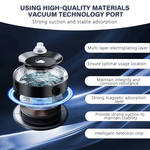 360° Stretchable Electric Vacuum Magnetic Mobile Phone Stand
