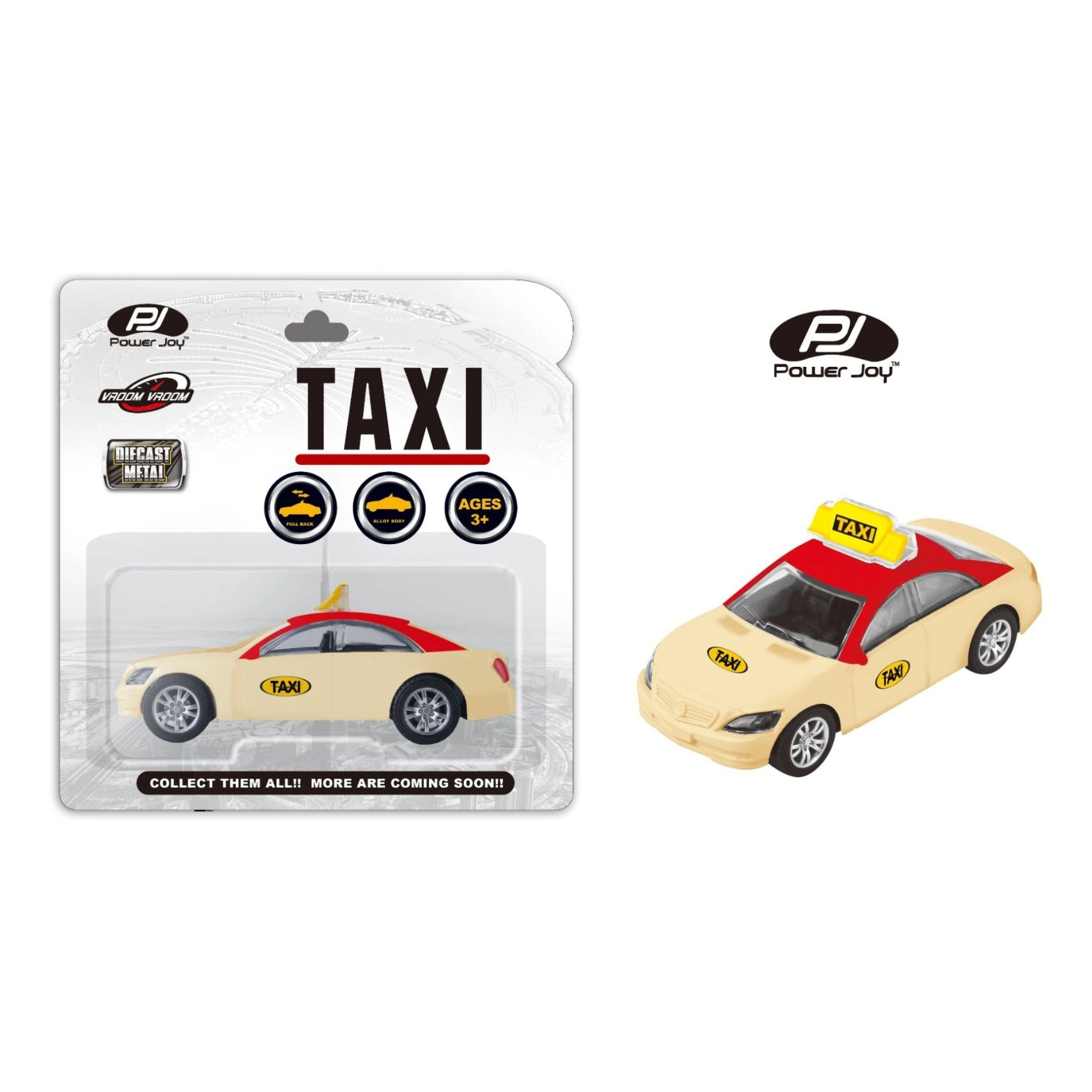 Vroom Vroom Diecast - Dubai Taxi - 1:43