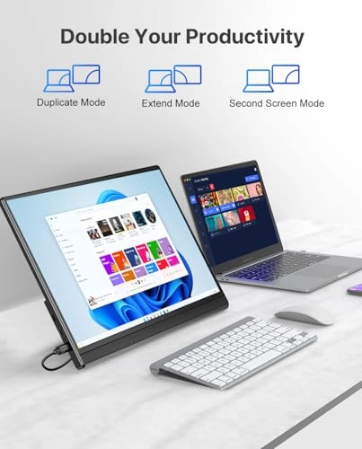 Portable Monitor - FHD 1080P 15.6-Inch