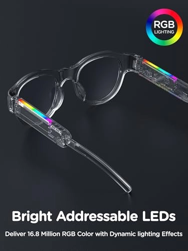 Kids Smart Glasses - Bluetooth 5.4 Open-Ear LED Lights